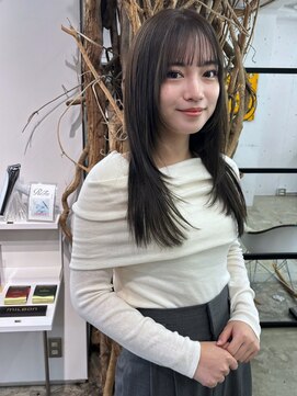 ソーソー(SoSo) 《SoSo》ロングレイヤー×オリーブベージュ