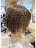 似合わせカット★ハイライトショート 20代/30代/40代/美髪/卵型