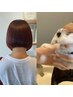 【新規or再来】藤村/似合わせカット+15分の炭酸ヘッドスパ￥5900