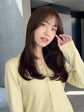 ローネス(LONESS) ロングレイヤー/ミディアムレイヤー/ブラウンベージュ/艶髪