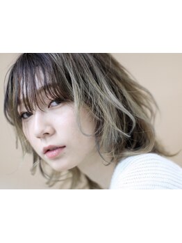 《デザイン性×再現性◎》似合わせカットと透明感カラーでオトナ可愛いカラースタイル◇