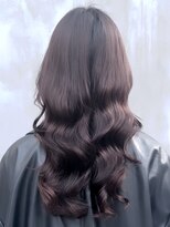 チョビー(Chobii) 表参道/コテ巻き風パーマ/チェリーブラウン/デジタルパーマ/k79