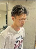 20代30代韓国ヘアフェードスタイルワックスなしセンターパート