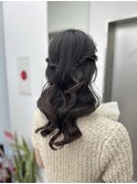 long  hair arrange
