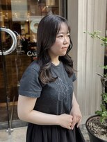 エヴリンアンドペイジ(Evelyn&paige)&nbsp;オリーブグレージュ/ミディアムロング【神戸/元町】