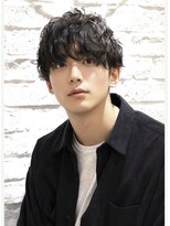 リベルテ グリット(Liberte Grit)&nbsp;20代30代◎爽やか清潔感ナチュラルパーマメンズマッシュ黒髪