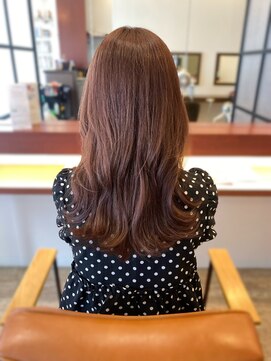 マーリャヘアー(mallia hair) 透け感×ツヤ感ピンクカラー