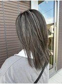 白髪ぼかしハイライト