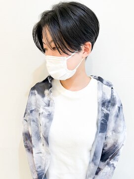 モリオ フロム ロンドン 成増店 【morio成増/玉井】刈り上げショート　黒髪