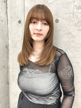 ロンド レグリーズ 立川(Lond leglise) オリーブグレー/韓国風巻き/レイヤーカット/マロンベージュ/立川