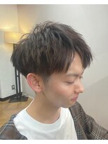 エイルヘアー トウカダイ(AYL hair toukadai)&nbsp;メンズショート/爽やかアップバング/小牧