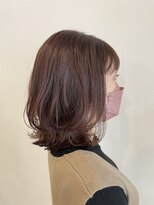 アヴェリー(avely) ミディアムレイヤー/ひし形/髪質改善/くびれヘア