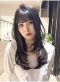 レイヤーカット/レイヤー/くびれヘア/韓国レイヤー