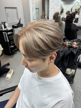 【KIRIKA/横澤】王道！ミルクティー/束間センターパート/メンズ