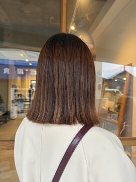 ディーセットヘアー(D-set hair) 切りっぱなしミディアム