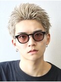ブロンドスパイキーショート