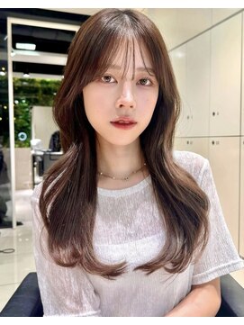 美容室 パルス 静岡鷹匠店(PALS) くびれ巻き/ブラウンカラー