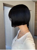 切りっぱなしボブ