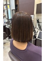 カイノ イオンモール草津店(KAINO) 艶と丸みのナチュラルストレートボブ