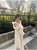 結婚式参列に♪/お呼ばれヘア/おとなっぽヘア/編み込み/ロング