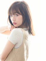 ヘアーサロン ラフリジー(Loufreasy) 【イルミナカラー】の透け感マーメイドアッシュ×くびれセミディ
