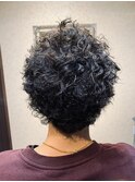 強めのツイストスパイラルパーマ