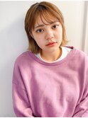 ☆シアーミルクティーベージュ×小顔レトロボブ☆navile表参道