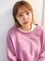 ネイヴィル オモテサンドウ(navile omotesando)&nbsp;☆シアーミルクティーベージュ×小顔レトロボブ☆navile表参道