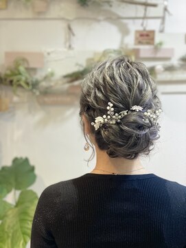 ヘアセットサロンエッジ(Edge) 結婚パーティの主役！花嫁様ヘアセット