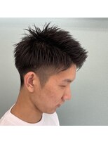 メンズヘアサロン トーキョー(Men's hair salon TOKYO.) ハチはりさんに！攻めのツーブロックショート