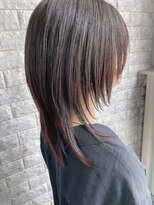 リアイス(Re:ICE) ミニウルフ/くすみブルー/流れるレイヤー/インナーハイライト