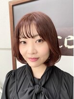 グレイス ヘアドレッシング(grace hair dressing) 【ヤマザキシンタ】韓国ボブ　ピンクベージュ