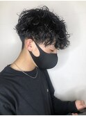 ショートマッシュ/メンズパーマ/MIXパーマ/生駒