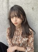 やわらかアッシュグレージュ