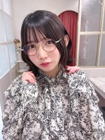 ランド 原宿表参道(LAND)&nbsp;グレージュカラー/ボブウルフ/黒髪カタログ/ココアベージュ/20代