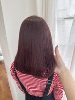 ヘアスペース リズム グリーン(Hair space Rizm green) ピンクブラウン