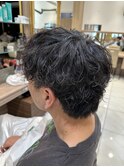 【東京/都立大学/メンズパーマ/波巻きパーマ/スパイラルパーマ】