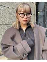 ヘン(hen)&nbsp;【心斎橋hen】ブロンド　ローライト　デザインカラー