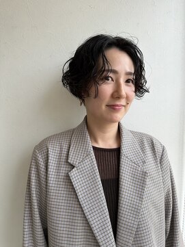 イタクラ 赤道店 (ITAKURA) パーマ×ショート×センターパート