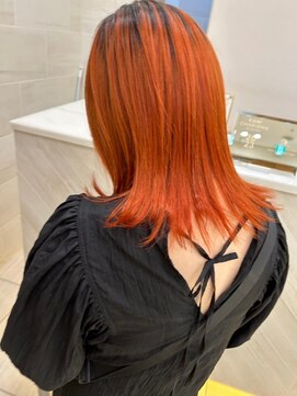 エルズ ヘアー L's hair オレンジカラー