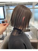切りっぱなしボブプツっとボブミニボブ