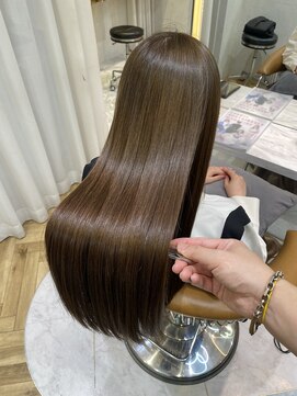 ロンドプランタン 恵比寿(Lond Printemps) 【Lond佐野】前髪なし こなれミディ ベージュカラー