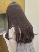 大人可愛い暖色ブリーチなし