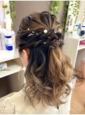 ハーフアップ【品川/ヘアセット】