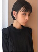 ショートボブ　ミニボブ　タッカンマリボブ