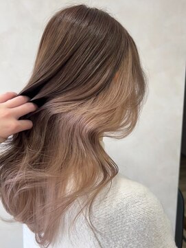 キング(K!ng) 縮毛矯正髪質改善ハイライトレイヤーカット楠葉美容室エクステ