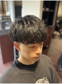 シャドウパーマ。メンズのお悩み改善パーマ
