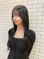 アリスバイブランニューリブ 難波店(ALICE by Brandnew×LIV)&nbsp;韓国ヘア/ナチュラルレイヤーカット/透明感ブルーブラック 難波