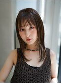 【GEEKS渋谷】地毛風/黒髪ロング/夏ヘア/顔周りレイヤー/ウルフ