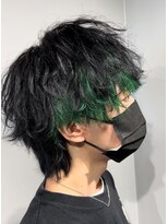 ユーザ(YUZA)&nbsp;ブラック×グリーンデザインカラー